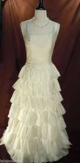 Crew Fontaine wedding gown ivory sz 4 $1800  