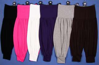 Girls Baggy Winter Colours Harem Pants Leggings NEW  