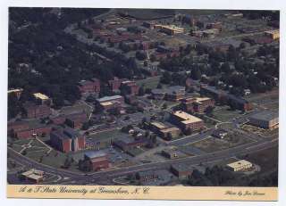 GREENSBORO NC North Carolina A&T State University Campus Aerial 