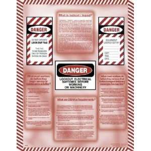  Lockout / Tagout Informational Poster (18 x 24 inch)