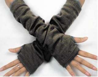 LM19Fashion Winter Warm Fingerless Long Gloves Arm Warmer  