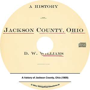 History of Jackson County, Ohio OH   {1900}   By D.W. Williams 