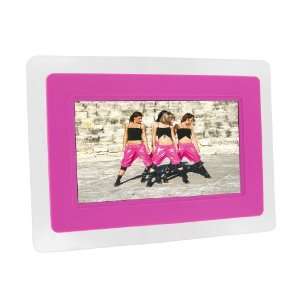  KitVision 7 inch Digital Photo Frame   Punk Pink Camera 