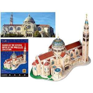  Dimensional Three D Religious Puzzles, Immaculate Conception Shrine