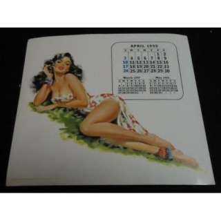 APRIL 1955 ESQUIRE Pinup Girl Calendar ERNEST CHIRIAKA  