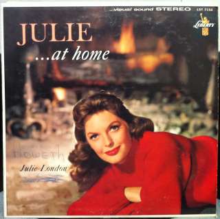 JULIE LONDON at home LP VG+ LST 7152 Vinyl 1960 Record Stereo  