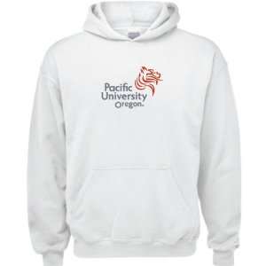   Pacific Boxers White Youth Logo Hooded Sweatshirt