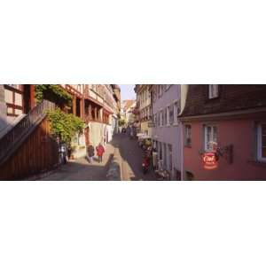  Both Sides of an Alley, Lake Constance, Meersburg, Baden Wurttemberg 