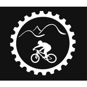 Mountain Bike Downhill Cross Country Chain Ring Vinyl Decal Sticker 