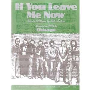  Sheet Music If You Leave Me Now Chicago 185 Everything 