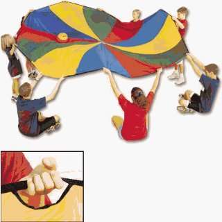  Physical Education Parachutes   6 Parachute W/8 Handles 