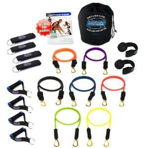  Bodylastics 19 Piece Strong Man Quick Clip Resistance Band 