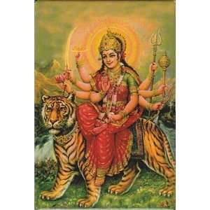  AzureGreen Durga Ma Magnet 