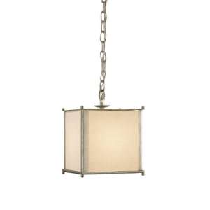   9053 Weymouth 1 Light Pendant with Silver Leaf 9053