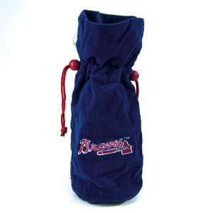  BSS   Atlanta Braves MLB Drawstring Velvet Bag (14 