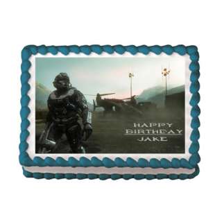 HALO REACH #2 Edible Cake Party Topper Decoration  