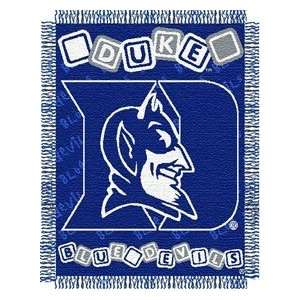 Duke Blue Devils Woven College Throw   36 x 46