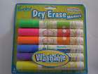 FOOHY 10476, LOW ODOR DRY ERASE MARKERS, WASHABLE, 6 PACK