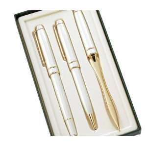   . Set Pearl BP, RB, and Letter Opener with Gift Box