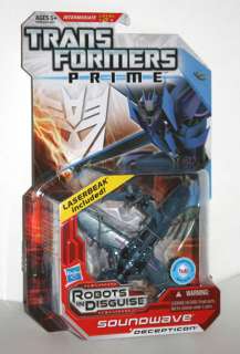 Transformers Prime SOUNDWAVE Deluxe Class w/ Laserbeak MOC  