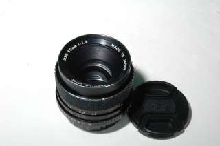 Yashica 50mm f1.9 lens DBS CY C/Y rated B+  
