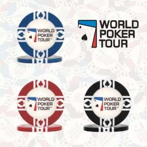   100 World Poker Tour 11.5g Clay Filled Poker Chips