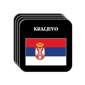  Serbia   KRALJEVO Set of 4 Mini Mousepad Coasters 