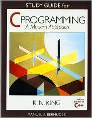  Guide for C Programming A Modern Approach, (0393969460), Manuel E 