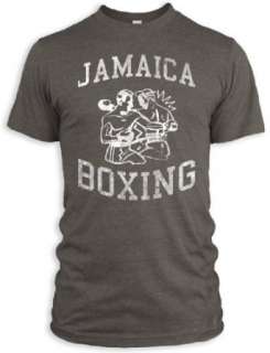    Vintage Distressed Jamaica Boxing Tri Blend T Shirt Clothing