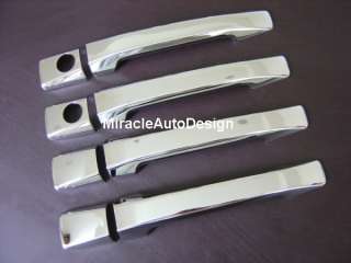 One BRAND NEW SET Stainless Chrome Outter Door Handle Door Cover for 
