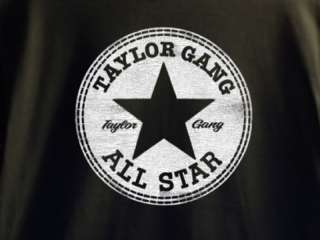 TAYLOR GANG ALL STARS T SHIRT SZ M WIZ KHALIFA SHIRTS  