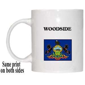  US State Flag   WOODSIDE, Pennsylvania (PA) Mug 