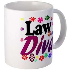  Law Diva flowers Lawyer Mug by 
