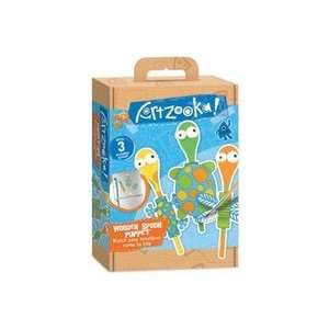  Aquastone Wooden Spoon Puppets Kit 2 Pack 
