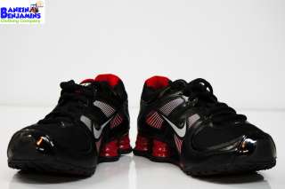   Shox Turbo 11 BS Running Shoes Black All Star Red PE 5.5Y Womens sz 7