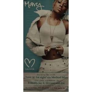  Mary J Blige Love & Life Autographed Double Sided Vinyl 