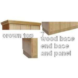  Wood Bases and Crown Moldings for Wood Club Lockers 