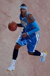Carmelo Anthony FATHEAD Denver Nuggets NBA Official 12 x 7 Wall 