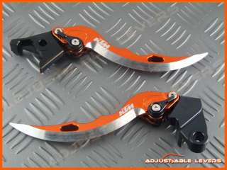 2005 2009 990 SuperDuke Orange Blade Levers KTM Logo  