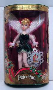 1999 Holiday Sparkle Tinkerbell/Peter Pan Doll  MIB  