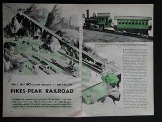 Pikes Peak Hill Climber Cog Railroad How To Build PLANS  