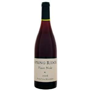   Three Blocks Spring Ridge Vineyard Santa Cruz Mountains Pinot Noir