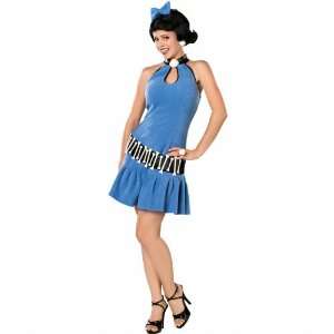  Womens Costume, Deluxe Betty Rubble   Blue Toys & Games