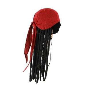   Pirates of the Caribbean Costume Scarf with Dreads Toys & Games