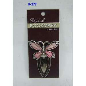    Welforth K 277 Pink Butterfly Bookmark 3L 
