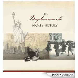 The Bogdanovich Name in History Ancestry  Kindle 