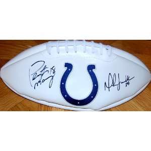 Indianapolis Colts Peyton Manning & Marshall Faulk Autographed 