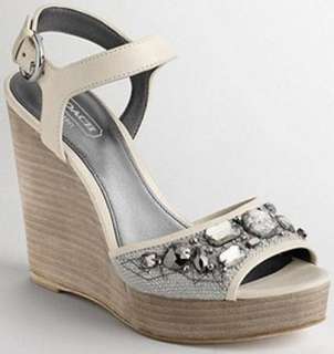 New $188 Coach Hanson Women Shoes Size US 6 Silver  