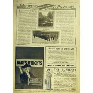  Motor Car Wolseley Scouts Aa Advert Wrights Print 1914 
