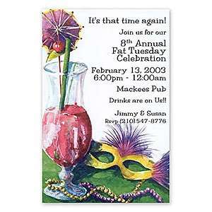  Fat Tuesday Holiday Invitations